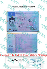 Load image into Gallery viewer, Driver License Translation (By NAATI-Certified Translator)
